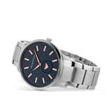  Shop Authentic Emporio Armani Renato Blue Dial Silver Steel Strap Watch For Men - AR11137 - Luxxuri