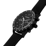  Shop Authentic Emporio Armani Mario Chronograph Quartz Black Dial Black Nylon Strap Watch For Men - AR11453 - Luxxuri