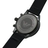  Shop Authentic Emporio Armani Mario Chronograph Quartz Black Dial Black Nylon Strap Watch For Men - AR11453 - Luxxuri