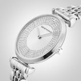  Shop Authentic Emporio Armani Gianni T-Bar Quartz Silver Dial Silver Steel Strap Watch For Women - AR11445 - Luxxuri