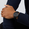  Shop Authentic Emporio Armani Renato Chronograph Black Dial Black Nylon Strap Watch For Men - AR11457 - Luxxuri