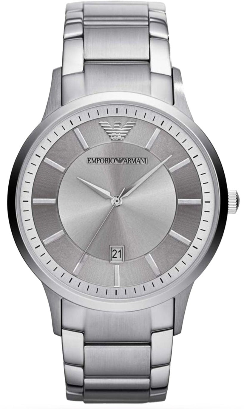  Shop Authentic Emporio Armani Renato Quartz Silver Dial Silver Steel Strap Watch For Men - AR11189 - Luxxuri