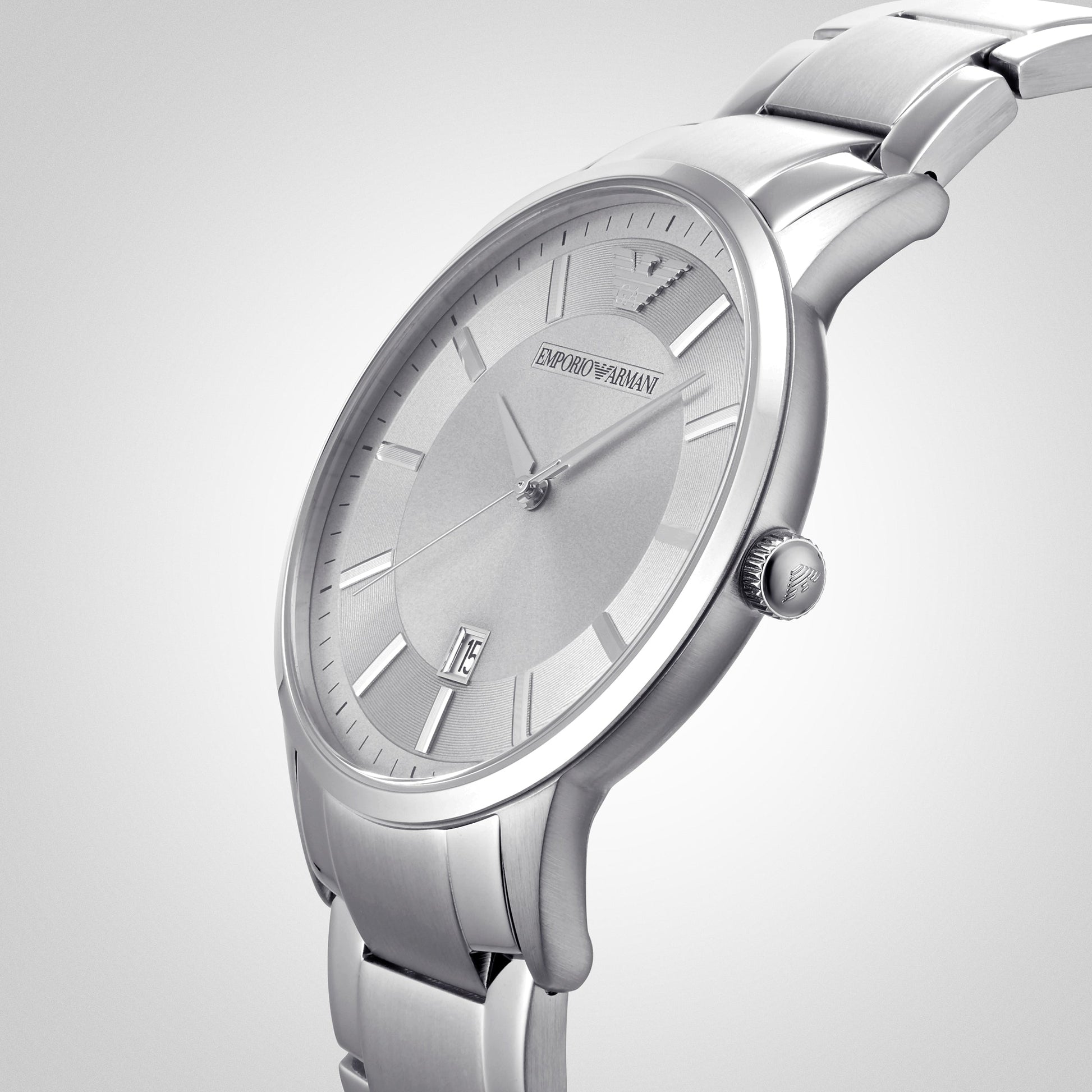  Shop Authentic Emporio Armani Renato Quartz Silver Dial Silver Steel Strap Watch For Men - AR11189 - Luxxuri