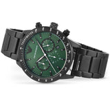  Shop Authentic Emporio Armani Mario Chronograph Green Dial Black Steel Strap Watch For Men - AR11472 - Luxxuri