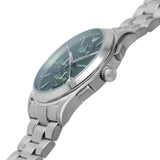  Shop Authentic Emporio Armani Paolo Chronograph Green Dial Silver Steel Strap Watch For Men - AR11529 - Luxxuri