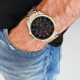  Shop Authentic Tommy Hilfiger Decker Chronograph Black Dial Two Tone Steel Strap Watch for Men - 1791559 - Luxxuri