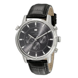  Shop Authentic Tommy Hilfiger Harrison Chronograph Black Dial Black Leather Strap Watch for Men - 1790875 - Luxxuri