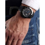  Shop Authentic Tommy Hilfiger Sport Multifunction Black Dial Black Rubber Strap Watch for Men - 1790983 - Luxxuri