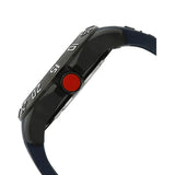  Shop Authentic Tommy Hilfiger Cole Black Dial Blue Rubber Strap Watch for Men - 1790984 - Luxxuri