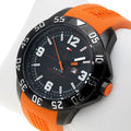  Shop Authentic Tommy Hilfiger Cole Black Dial Orange Rubber Strap Watch for Men - 1790985 - Luxxuri