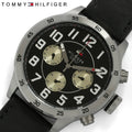  Shop Authentic Tommy Hilfiger Sport Chronograph Black Dial Black Leather Strap Watch for Men - 1791050 - Luxxuri