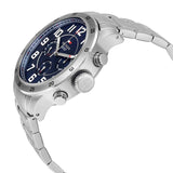  Shop Authentic Tommy Hilfiger Trent Chronograph Blue Dial Silver Steel Strap Watch for Men - 1791053 - Luxxuri