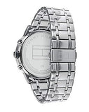  Shop Authentic Tommy Hilfiger Trent Chronograph Black Dial Silver Steel Strap Watch for Men - 1791054 - Luxxuri