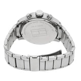  Shop Authentic Tommy Hilfiger Trent Chronograph Black Dial Silver Steel Strap Watch for Men - 1791054 - Luxxuri