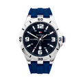  Shop Authentic Tommy Hilfiger Drew Black Dial Black Rubber Strap Watch for Men - 1791062 - Luxxuri