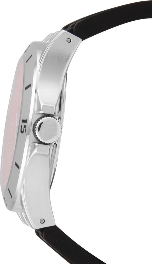  Shop Authentic Tommy Hilfiger Drew Black Dial Black Rubber Strap Watch for Men - 1791064 - Luxxuri