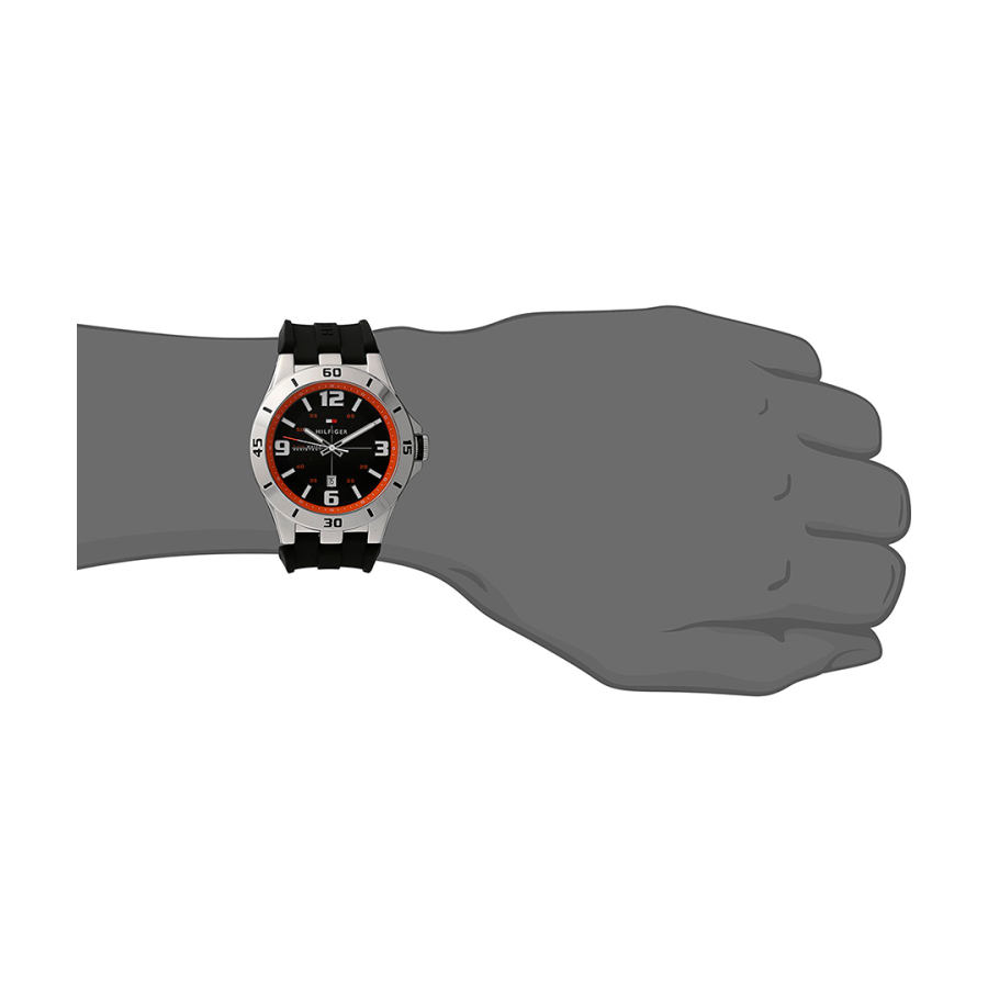  Shop Authentic Tommy Hilfiger Drew Black Dial Black Rubber Strap Watch for Men - 1791064 - Luxxuri