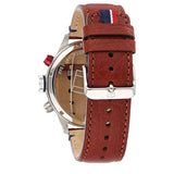  Shop Authentic Tommy Hilfiger Trent Quartz Blue Dial Brown Leather Strap Watch for Men - 1791066 - Luxxuri