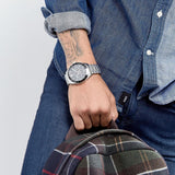  Shop Authentic Tommy Hilfiger Brad Chronograph Quartz Grey Dial Silver Steel Strap Watch For Men - 1710385 - Luxxuri