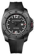  Shop Authentic Tommy Hilfiger Windsurf Black Dial Black Rubber Strap Watch for Men- 1791114 - Luxxuri