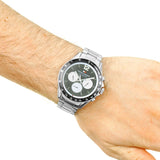  Shop Authentic Tommy Hilfiger Luke Quartz Black Dial Silver Steel Strap Watch for Men - 1791120 - Luxxuri