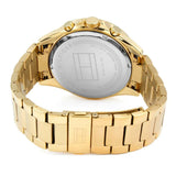  Shop Authentic Tommy Hilfiger Luke Chronograph White Dial Gold Steel Strap Watch for Men - 1791121 - Luxxuri