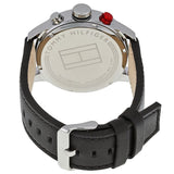  Shop Authentic Tommy Hilfiger Trent Multifunction White Dial Black Leather Strap Watch for Men - 1791138 - Luxxuri
