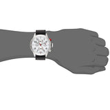  Shop Authentic Tommy Hilfiger Trent Multifunction White Dial Black Leather Strap Watch for Men - 1791138 - Luxxuri