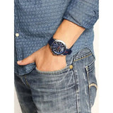  Shop Authentic Tommy Hilfiger Nolan Chronograph Blue Dial Blue Rubber Strap Watch for Men - 1791142 - Luxxuri