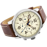  Shop Authentic Tommy Hilfiger Jake Multifunction White Dial Brown Leather Strap Watch for Men - 1791230 - Luxxuri