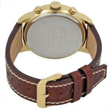  Shop Authentic Tommy Hilfiger Jake Quartz White Dial Brown Leather Strap Watch for Men - 1791231 - Luxxuri