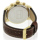  Shop Authentic Tommy Hilfiger Jake Quartz White Dial Brown Leather Strap Watch for Men - 1791231 - Luxxuri