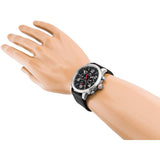  Shop Authentic Tommy Hilfiger Jake Chronograph Black Dial Black Leather Strap Watch for Men - 1791232 - Luxxuri