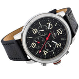  Shop Authentic Tommy Hilfiger Jake Chronograph Black Dial Black Leather Strap Watch for Men - 1791232 - Luxxuri