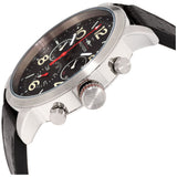 Shop Authentic Tommy Hilfiger Jake Chronograph Black Dial Black Leather Strap Watch for Men - 1791232 - Luxxuri