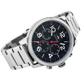  Shop Authentic Tommy Hilfiger Jake Chronograph Black Dial Silver Steel Strap Watch for Men - 1791234 - Luxxuri