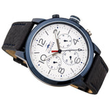  Shop Authentic Tommy Hilfiger Jake Multi Function Quartz White Dial Black Leather Strap Watch for Men - 1791235 - Luxxuri
