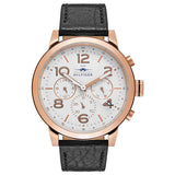  Shop Authentic Tommy Hilfiger Jake Multifunction White Dial Black Leather Strap Watch for Men - 1791236 - Luxxuri