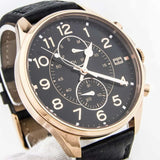  Shop Authentic Tommy Hilfiger Dean Chronograph Quartz Black Dial Black Leather Strap Watch for Men - 1791273 - Luxxuri
