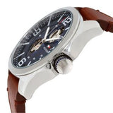  Shop Authentic Tommy Hilfiger Bruce Analog Blue Dial Brown Leather Strap Watch for Men - 1791278 - Luxxuri
