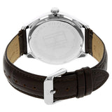  Shop Authentic Tommy Hilfiger Oliver Quartz White Dial Brown Leather Strap Watch for Men - 1791304 - Luxxuri
