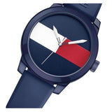  Shop Authentic Tommy Hilfiger Denim Quartz Blue Dial Blue Rubber Strap Watch for Men - 1791322 - Luxxuri