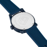  Shop Authentic Tommy Hilfiger Denim Quartz Blue Dial Blue Rubber Strap Watch for Men - 1791322 - Luxxuri