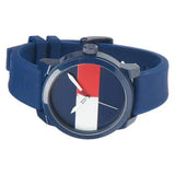  Shop Authentic Tommy Hilfiger Denim Quartz Blue Dial Blue Rubber Strap Watch for Men - 1791322 - Luxxuri