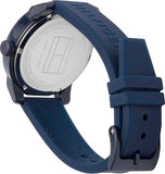  Shop Authentic Tommy Hilfiger Denim Quartz Blue Dial Blue Rubber Strap Watch for Men - 1791322 - Luxxuri