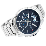  Shop Authentic Tommy Hilfiger Decker Quartz Blue Dial Silver Steel Strap Watch for Men - 1791348 - Luxxuri