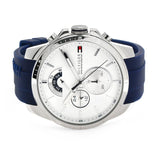  Shop Authentic Tommy Hilfiger Decker Quartz White Dial Blue Rubber Strap Watch for Men - 1791349 - Luxxuri