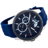  Shop Authentic Tommy Hilfiger Decker Quartz Blue Dial Blue Rubber Strap Watch for Men - 1791350 - Luxxuri