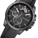  Shop Authentic Tommy Hilfiger Decker Black Dial Black Rubber Strap Watch for Men - 1791352 - Luxxuri