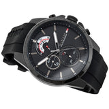  Shop Authentic Tommy Hilfiger Decker Black Dial Black Rubber Strap Watch for Men - 1791352 - Luxxuri